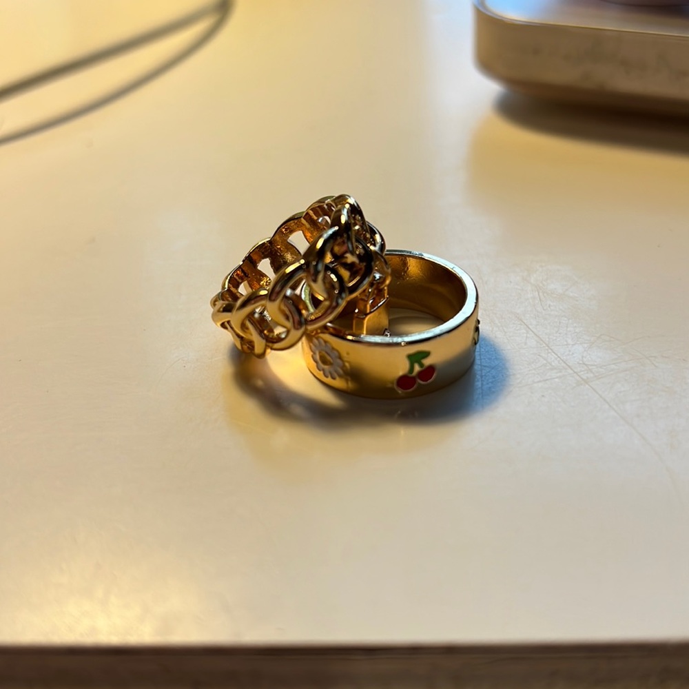 Gold rings